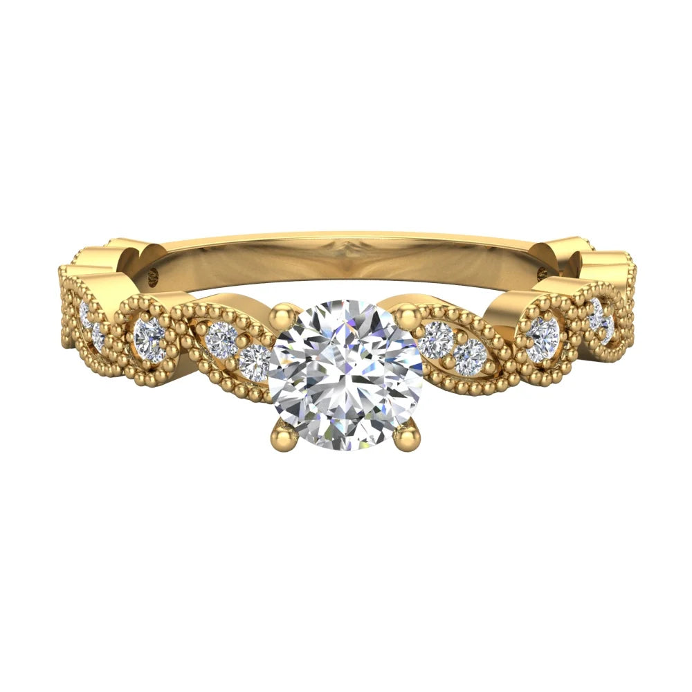 14K Gold Diamond Rings 0.60 CT TW Z413