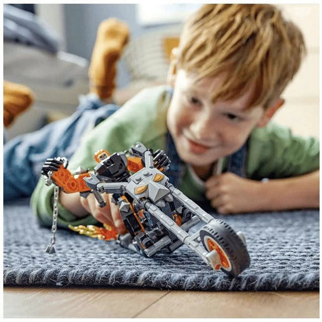 Lego Marvel Ghost Rider Robot and Motorbike 76245 C858