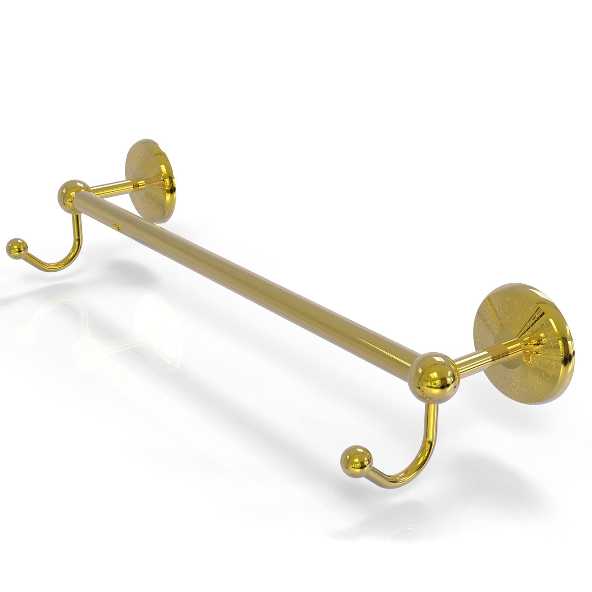 Venetian Bronze 30 inch Towel Bar with Integrated Hooks Q7671