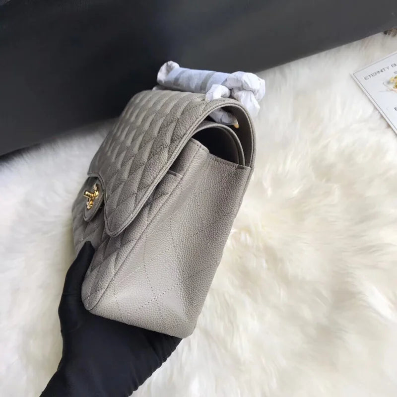 Caviar Calfskin 30Cm Flap Bag W636805