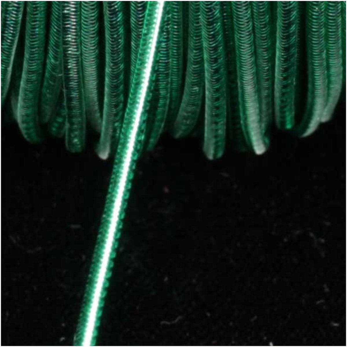 Metallic Green Braided Elastic Cord 1.75mm x 218 Yards G292137