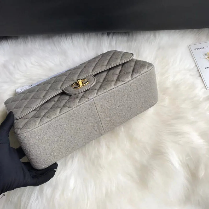 Caviar Calfskin 30Cm Flap Bag W636805