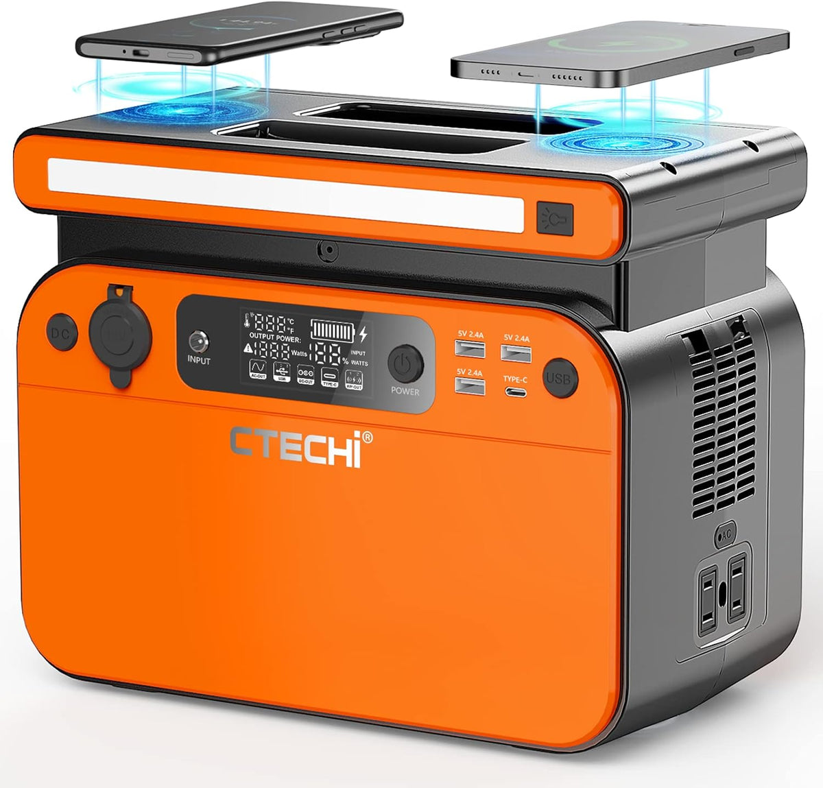 Portable Power Station 500W 518Wh LiFePO4 Battery Backup A922