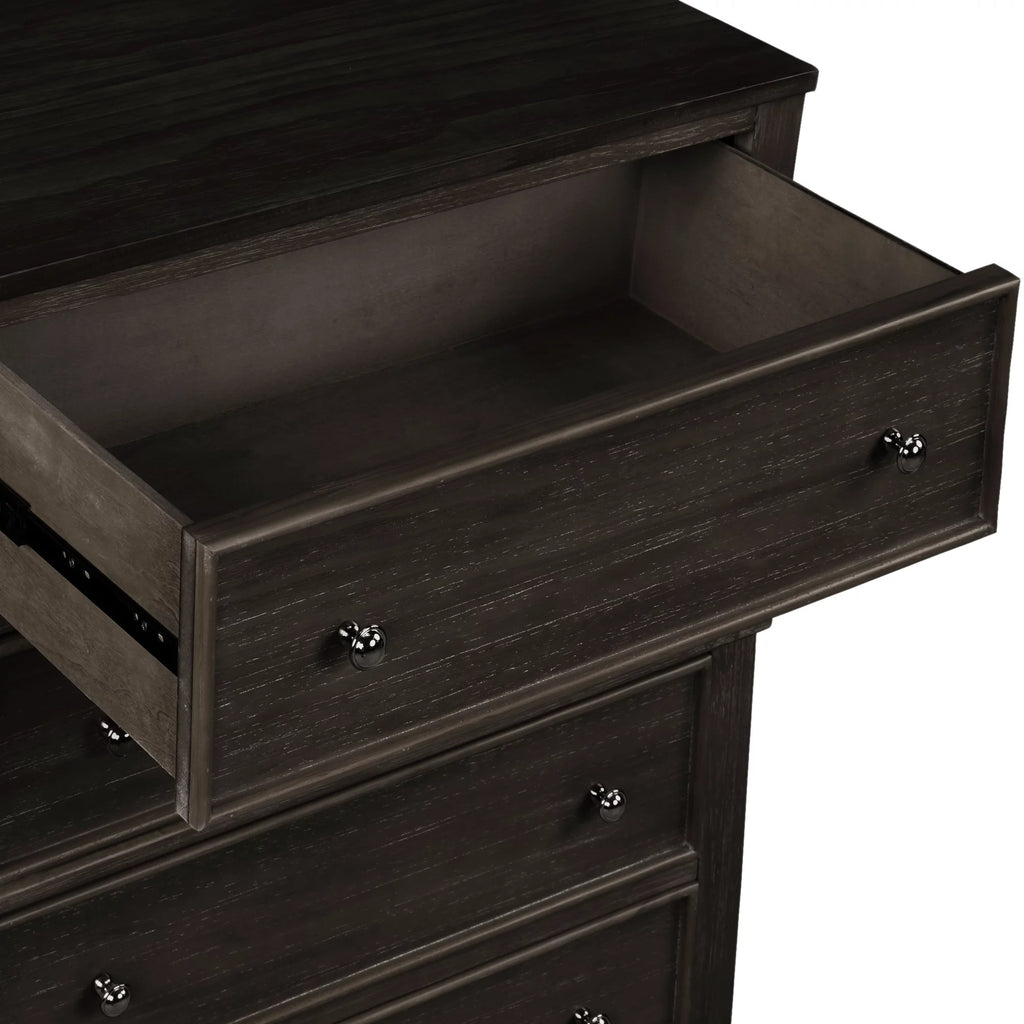 5 Drawers Solid Wood Chest P607