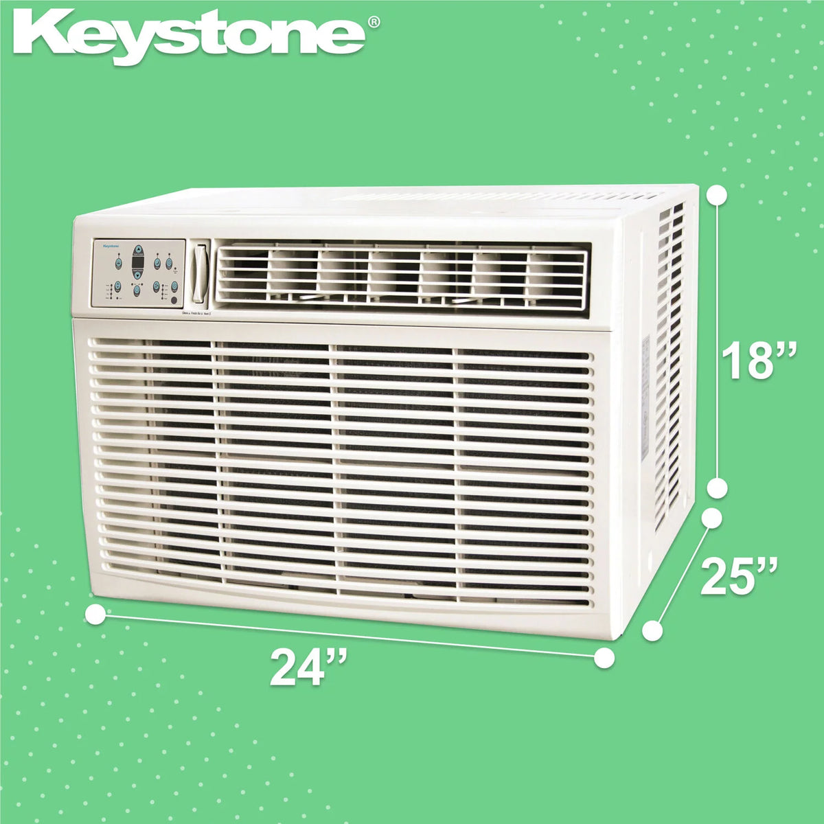 25,000/24,700 BTU 230V Window/Wall Air Conditioner with Supplemental Heat A56648