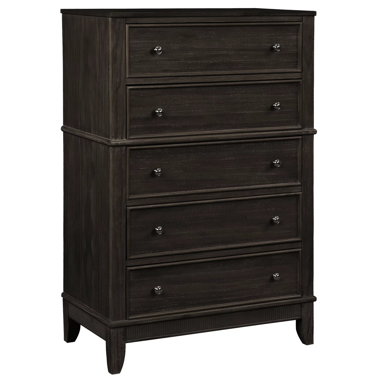 5 Drawers Solid Wood Chest P607