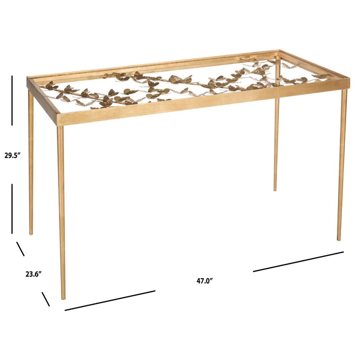 Glass Top Desk W222