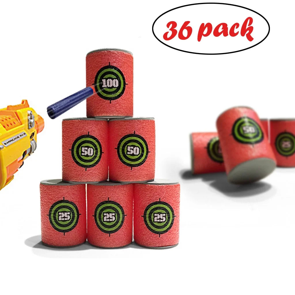 36 Pcs Red Soft Bullet Darts T558