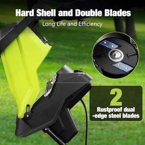 15-Amp Electric Wood Chipper & Shredder with 45L Collection Bag N5563