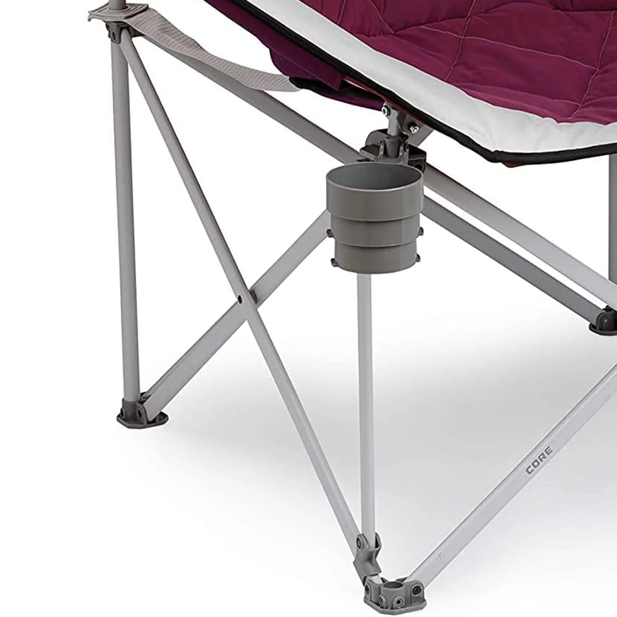 Oversized Padded Round Moon Camping Folding Chair 4 Pack P25164